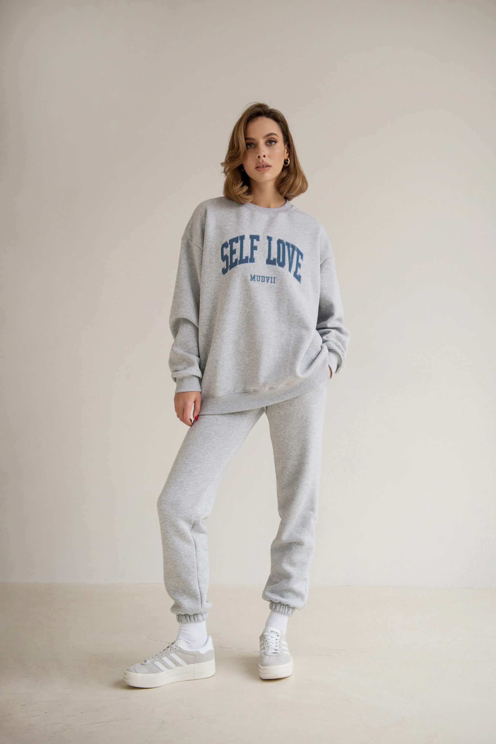 Soft Sweatshirt SELF LOVE | Grey