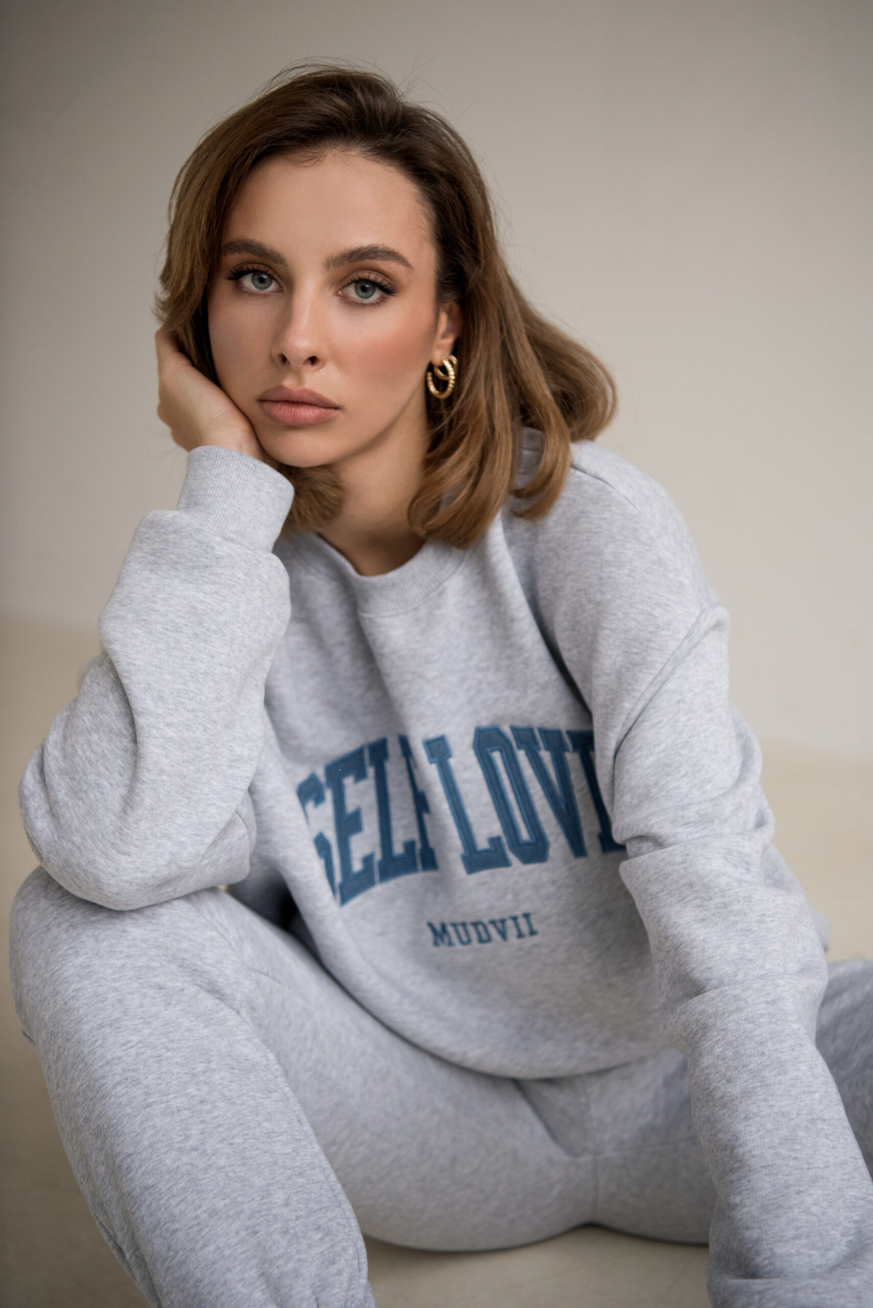 Soft Sweatshirt SELF LOVE | Grey