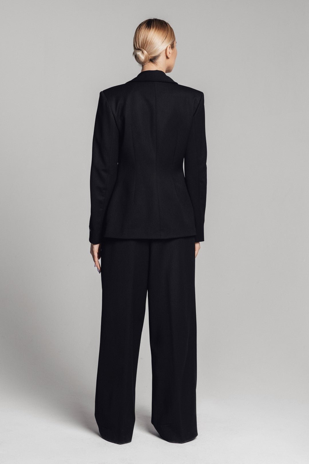 High Waisted Trousers | Black