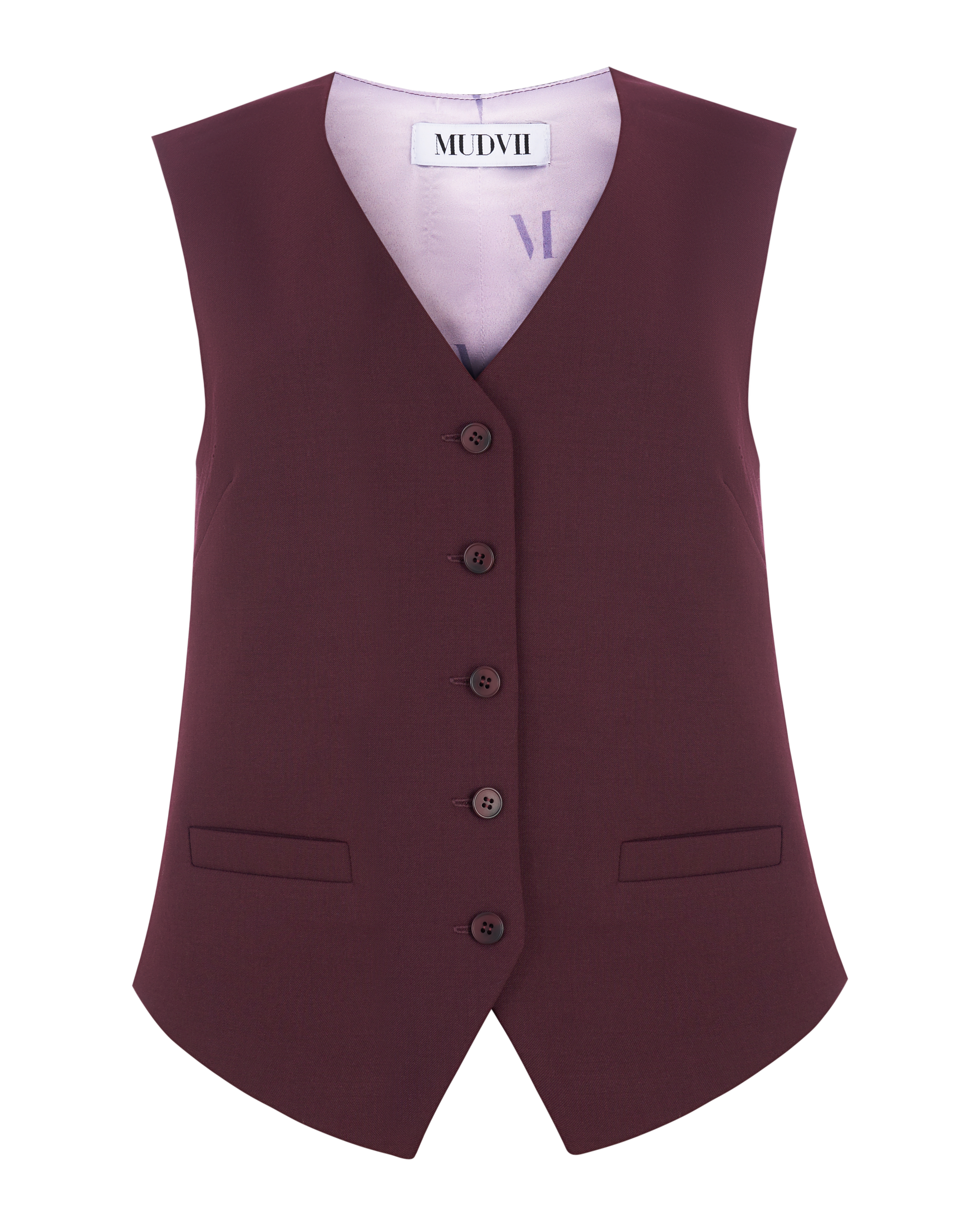 Vest | Burgundy