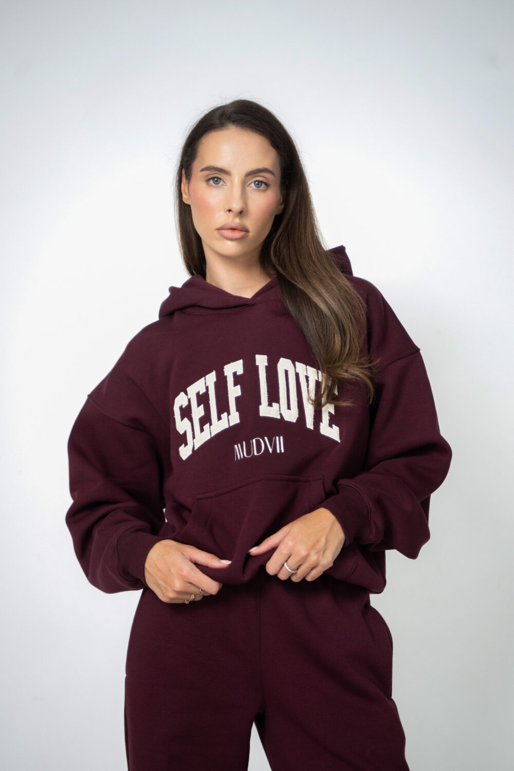 Hoodie SELF LOVE | Burgundy
